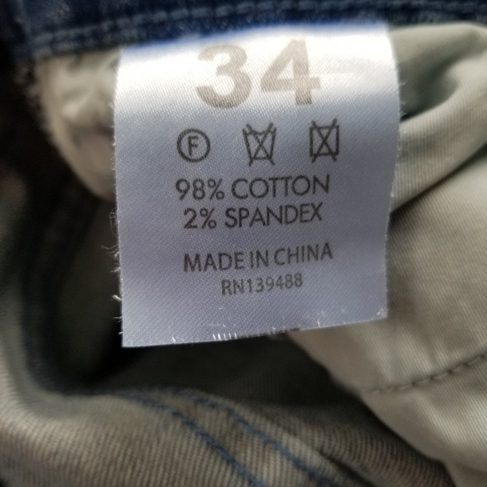 Mnml  Mens Jeans Paint 34 Skinny Pants Destroyed - Picture 9 of 10